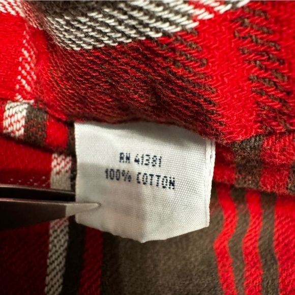 Polo Ralph Lauren Men’s Red Black Plaid Long Sleeve Button Down Shirt - Picture 9 of 11